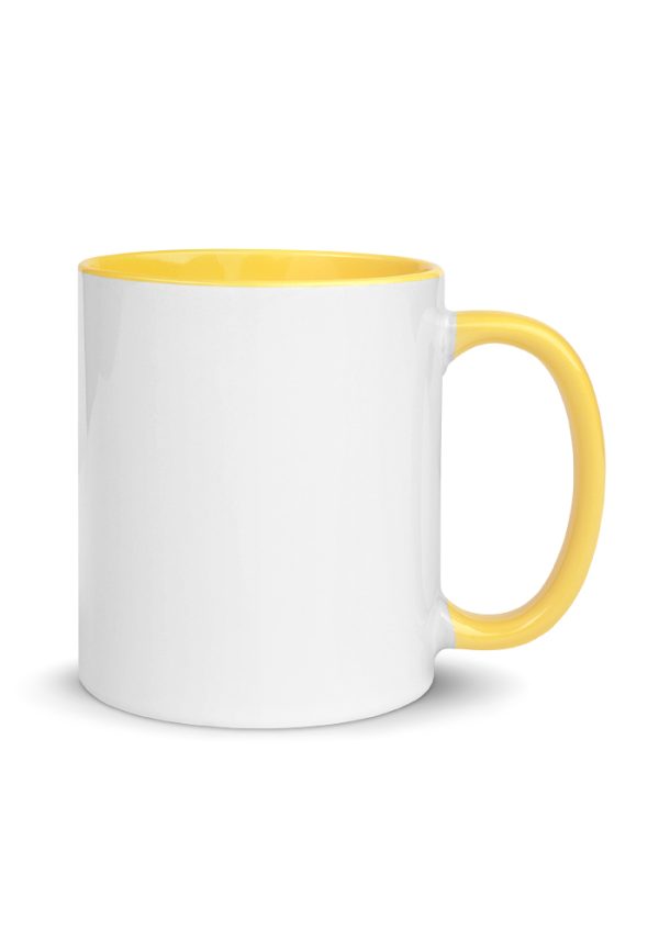 White Ceramic Mug with Color Inside - Image 7