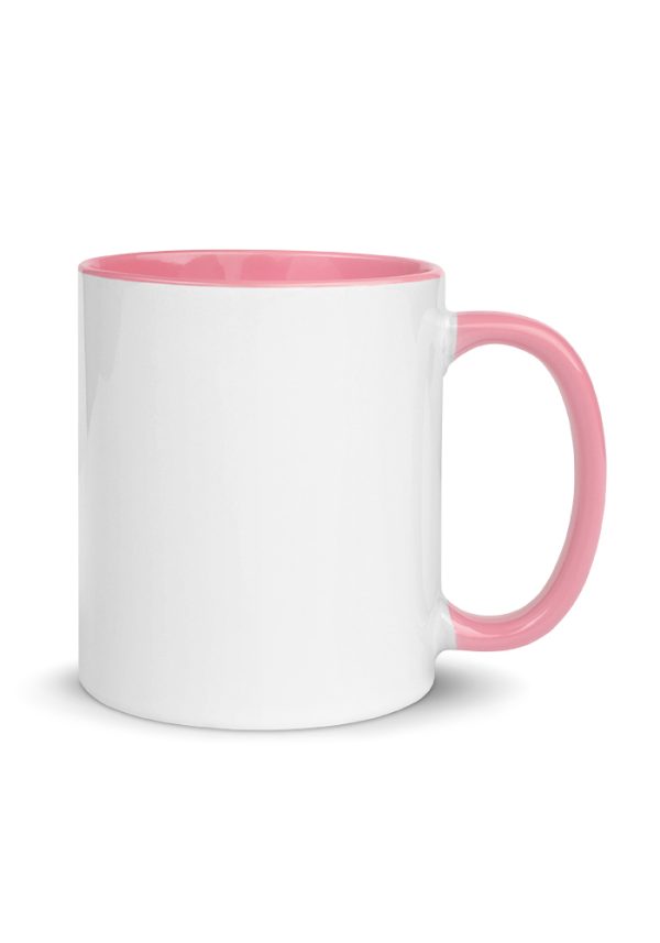 White Ceramic Mug with Color Inside - Image 5